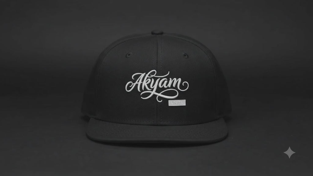Casquette Snapback Classique « Akyam » – Imprimé de Haute qualité