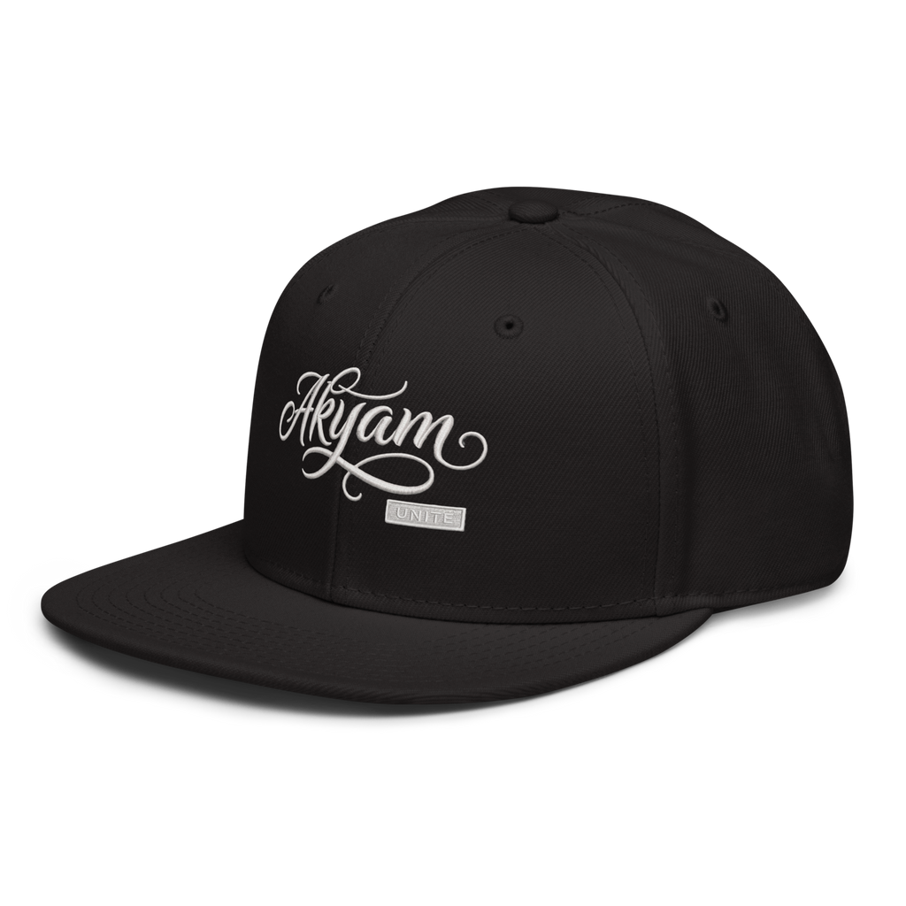 Casquette Snapback Classique « Akyam » – Imprimé de Haute qualité